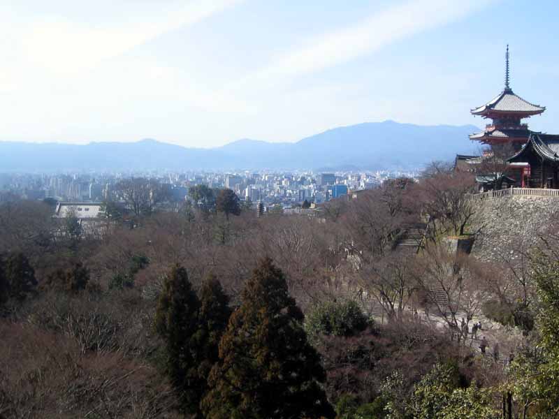 Overlooking Kyoto from Kiyomizu Dera