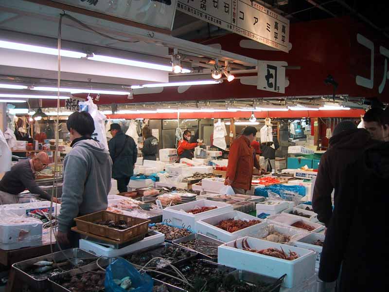 Tsukiji fish market