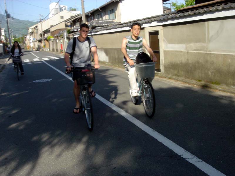 It’s me and Harrison, it is! Welcome to Kyoto’s #1 form of transportation…and I LOVE it!