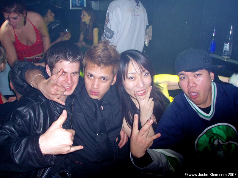 Some random buddies at a Brazilian nightclub in Osaka…around 9 in the morning.