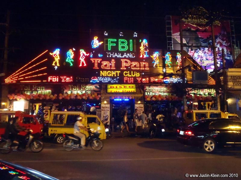 FBI, one of Patong’s more well-known nightclubs.