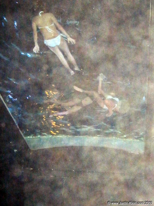 The pool, seen from the dance floor.