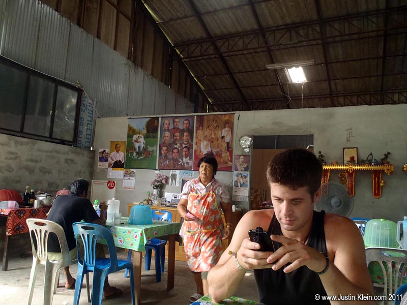 A <i>very</i> local-style eatery where we stopped in for breakfast/lunch.