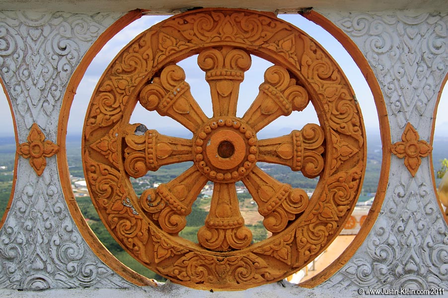 Old decorations – hundreds of meters above ground.
