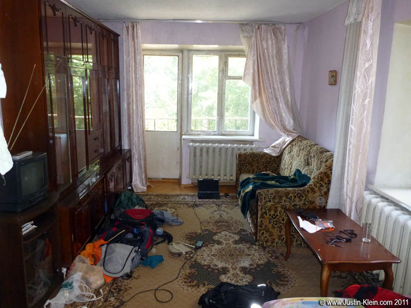 The livingroom of my Kiev apartment.