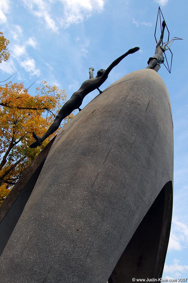 A statue in Peace Memorial Park, Hiroshima